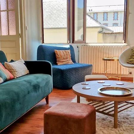 T2 Cosy Vue Montagne, Proches Adour, Thermes à 5 Min, Centre 3 Min, Appartement Bagnères-de-Bigorre